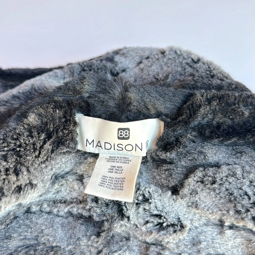 Madison 88 brand infinity faux fur scarf purchased at Anthropologie